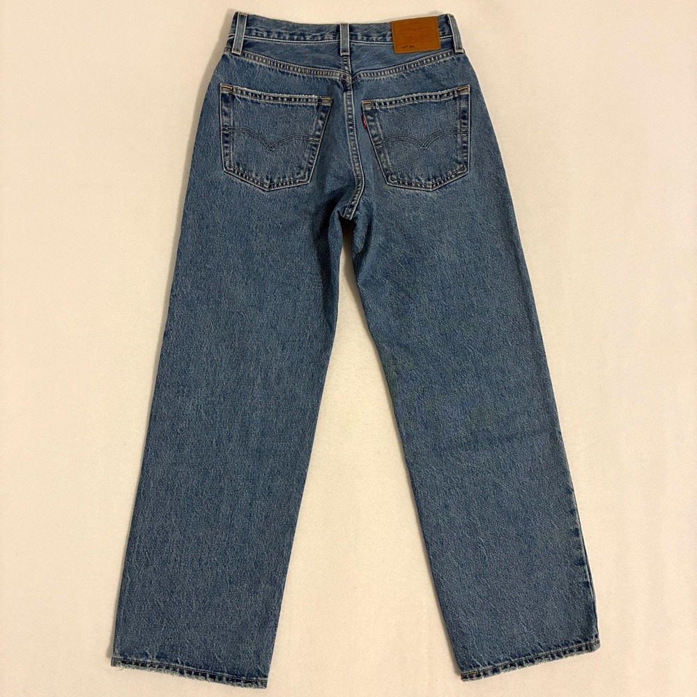 Levi's 501 90s Jeans Womens 24x27 (Fits 26x27) Straight Ankle Button Fly Boho